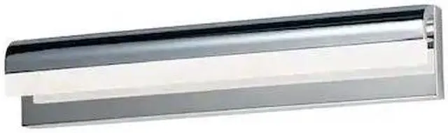 Main image of ET2 E24844-90PC Waterfall 1-Light 24" Wide Polished Chrome Vanity Light