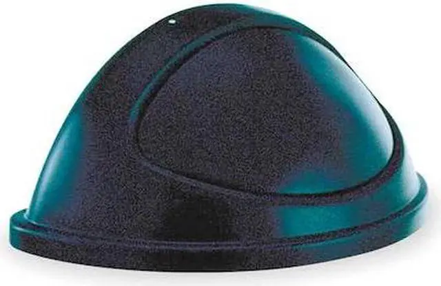 Alt view image 2 of 8 - RUBBERMAID FG362000BLA Trash Can Top,Dome,Swing Closure,Black