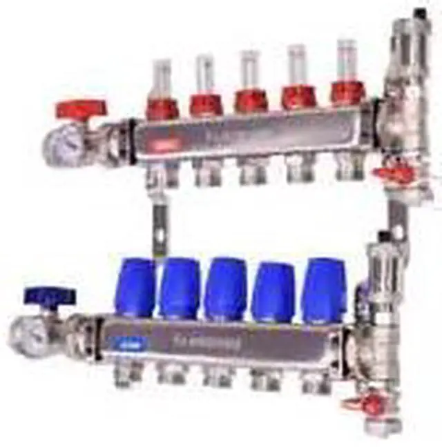 Main image of LEGEND VALVE 8330P-10-8 8 PORT SS MANIFOLD /W PURGE