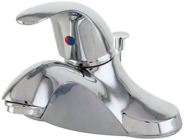 Alt view image 3 of 3 - Single Handle 4" Centerset Lavatory Faucet with Retail Pop-up in Chrome by Kingston Brass