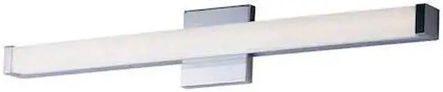 Main image of MAXIM 52004PC Spec Vanity 1-Light 30" Wide Polished Chrome Vanity Light