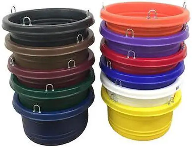 Alt view image 3 of 3 - Jolly Pets Feed Tub, Red, Large