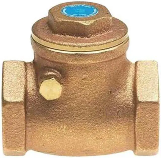 Main image of MILWAUKEE VALVE UP0967000012 1/2" Threaded Low Lead Brass Swing Check Valve