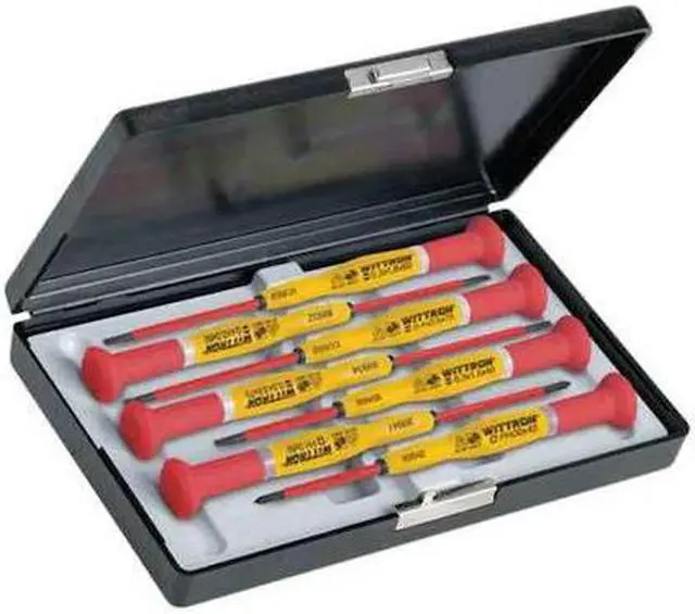 Main image of WITTE 9T 89367 Insulated Precision Driver Set,Slotted/Phillips,7 pcs