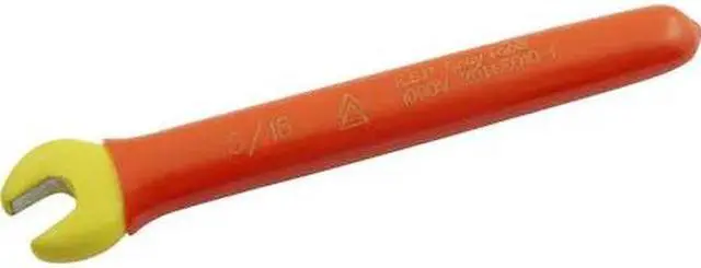 Main image of GRAY TOOLS E010-I 1000V Insulated Open End Wrench, 5/16", 1000V Insulated
