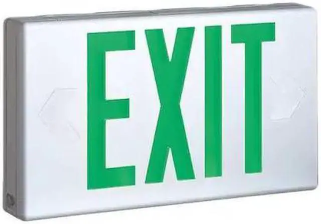 Main image of COOPER LIGHTING LPX7 COOPER LIGHTING Plastic LED Exit Sign with Battery Backup