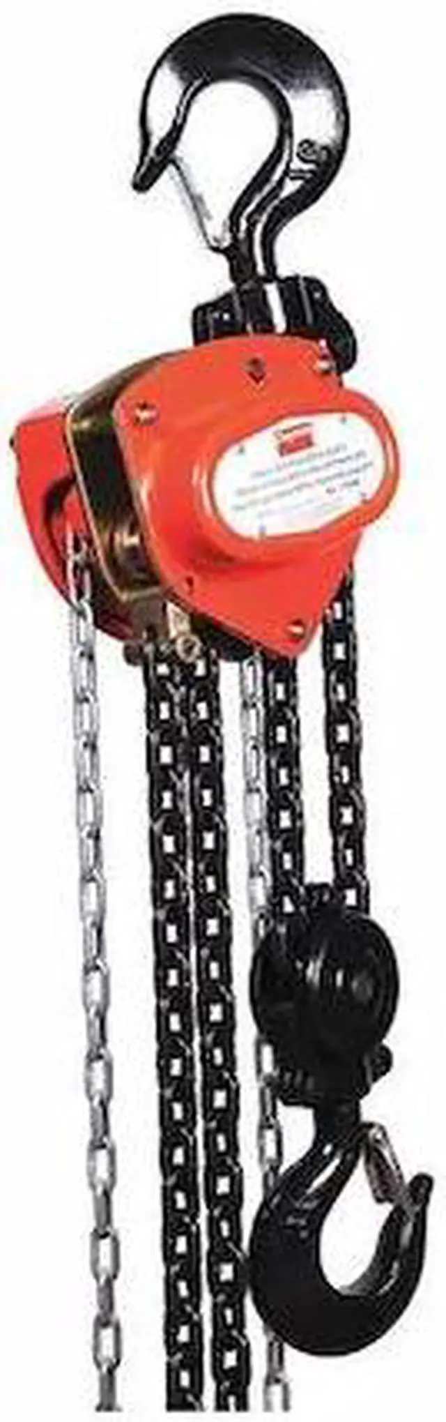 Alt view image 2 of 10 - DAYTON 1VW63 Manual Chain Hoist,6000 lb.,Lift 20 ft.