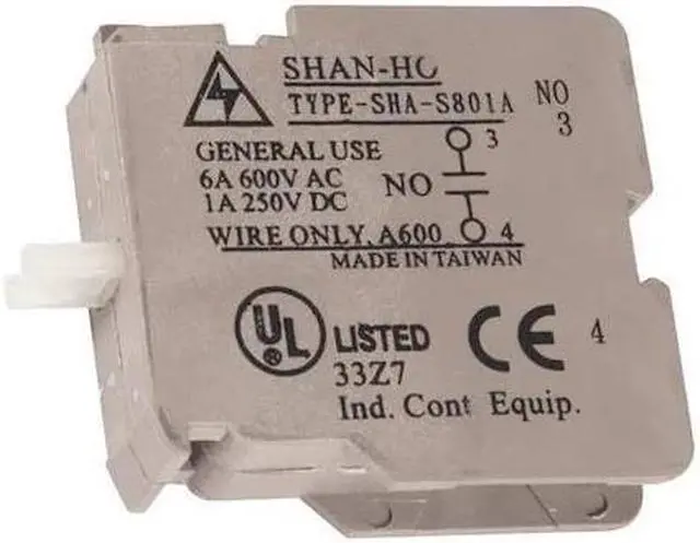 Alt view image 2 of 2 - Safety Technology International N/O Contact, 1-1/2" L,  1-1/4" H,  21/32" W