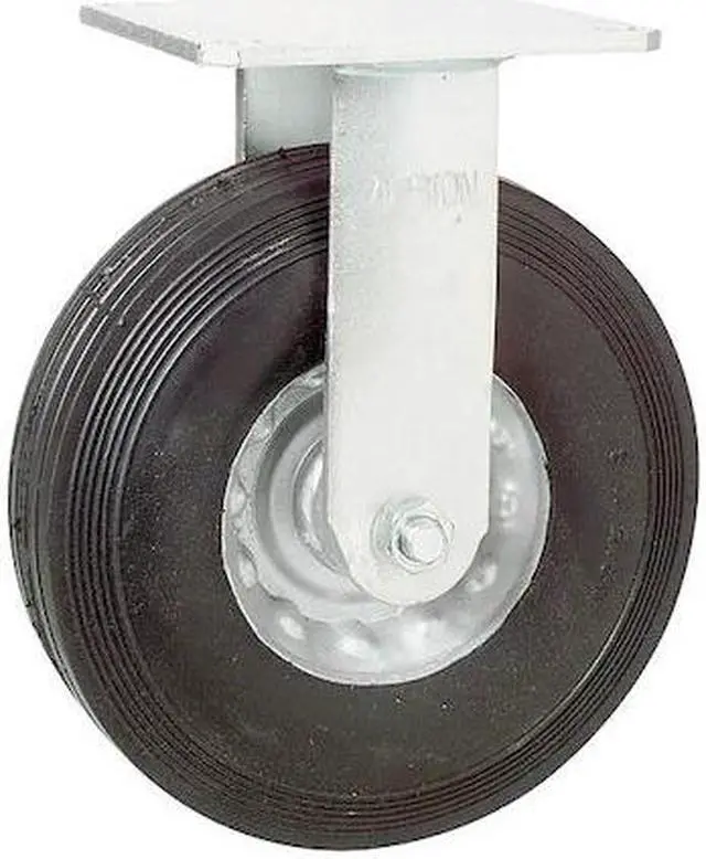 Main image of ZORO SELECT 3G118 Rigid Semi-Pneumatic Caster,8 in.,350 lb