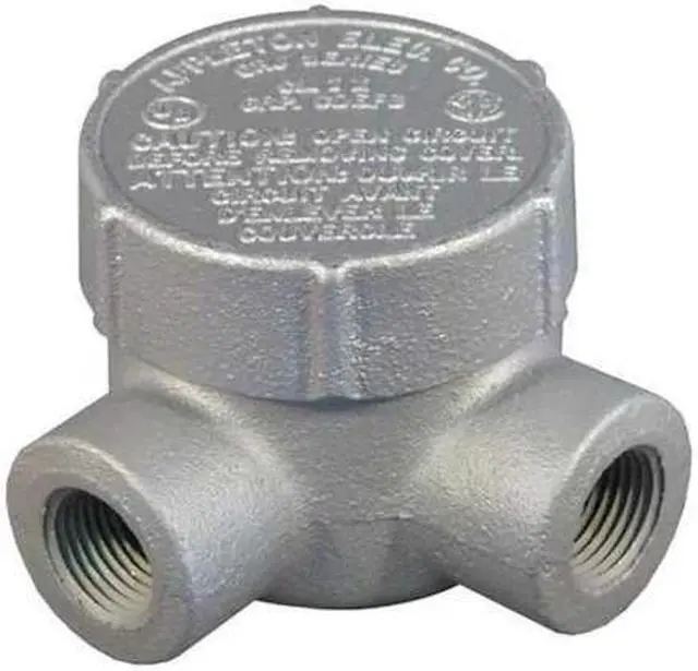 Alt view image 4 of 4 - APPLETON ELECTRIC GRJL50 Conduit Outlet Body,Iron,L