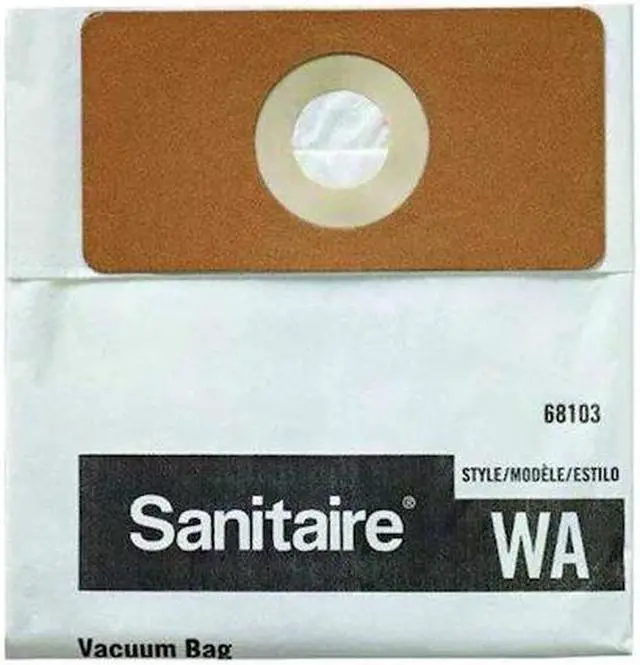 Alt view image 2 of 2 - Sanitaire Wide Area Vacuum Bags Style WA OEM # 68103
