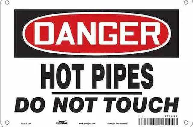Main image of CONDOR 474Z65 Danger Sign,10" W x 7" H,0.032" Thick, 474Z65