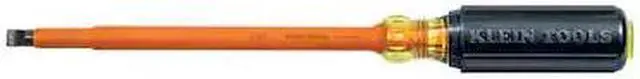 Alt view image 2 of 4 - Klein Tools Steel Insulated Screwdriver with 8" Shank and 3/8" Standard Tip