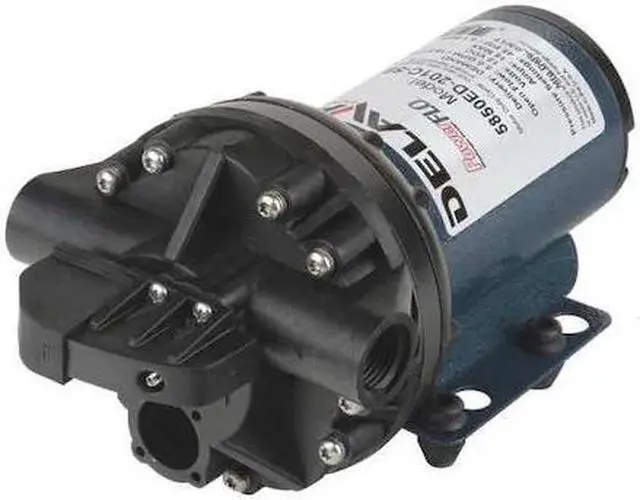 Main image of DELAVAN FLUID POWER 5850ED-201C-SB Diaphragm Pump, Polypropylene, Geolast,