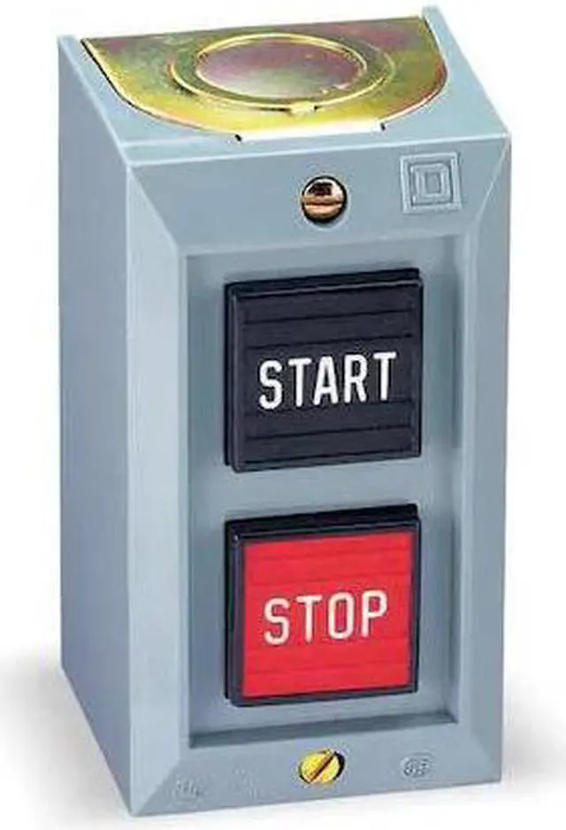 Main image of SQUARE D 9001BG203 Push Bttn Cntrl Statn,1NO/1NC,Mshrm Head