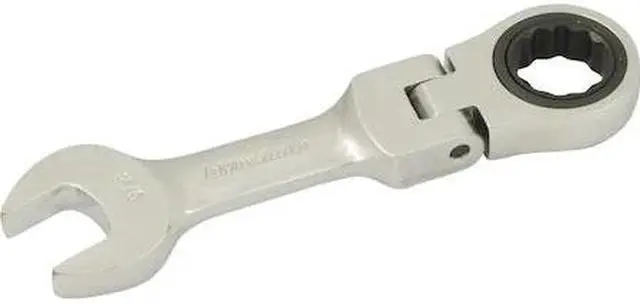 Main image of DYNAMIC D076218 Tools 9/16" Stubby Flex Head Ratcheting Wrench