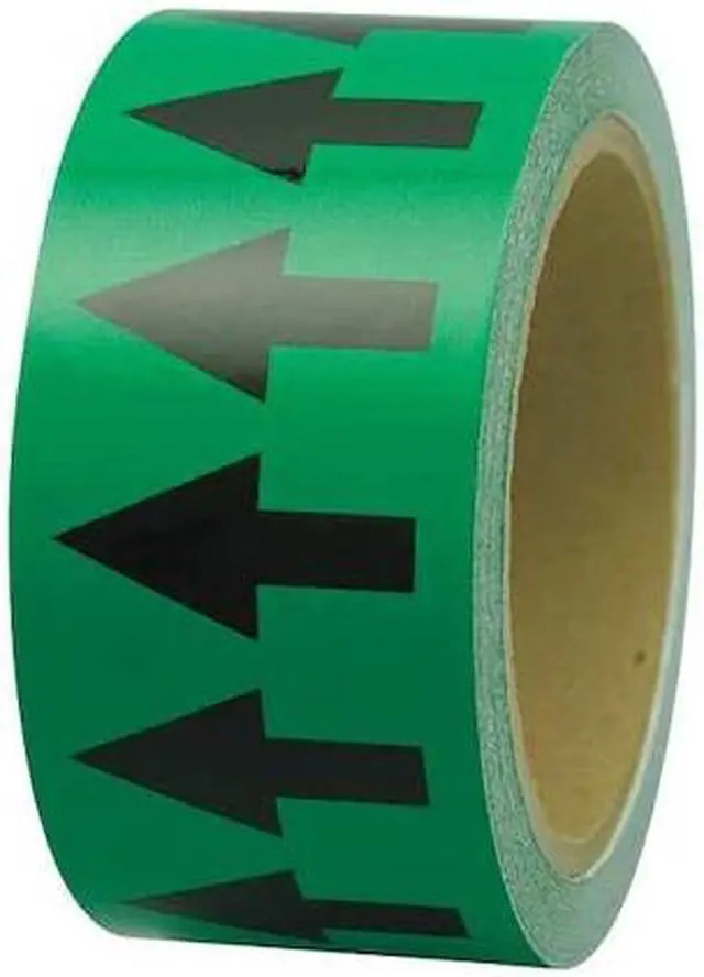 Alt view image 3 of 3 - INCOM MANUFACTURING PMA158 Arrow Tape,Black/Green,1 In. W