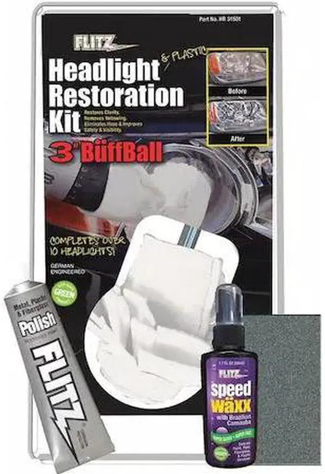 Alt view image 3 of 9 - Flitz HR31501 Headlight Restoration Kit