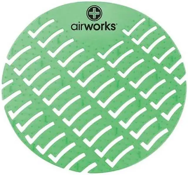 Alt view image 5 of 5 - AIR WORKS AWUS005-BX Urinal Screen, Round, Evergreen, PK60