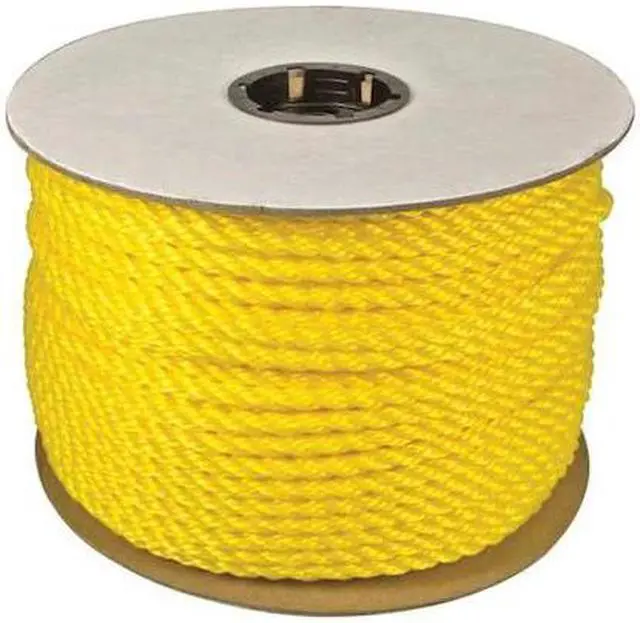 Main image of Rope,Polypropylene,1/2in Dia,600ft,387lb ZORO SELECT 300160-00600-111