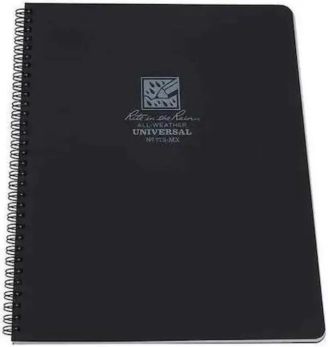Alt view image 3 of 5 - Maxi Notebook,42 Sheets,Black Cover RITE IN THE RAIN 773-MX