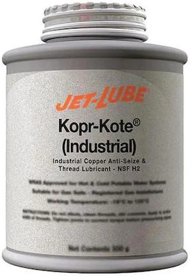 Main image of JET-LUBE 10055 Anti Seize Compound,4 oz,Brush Top Can