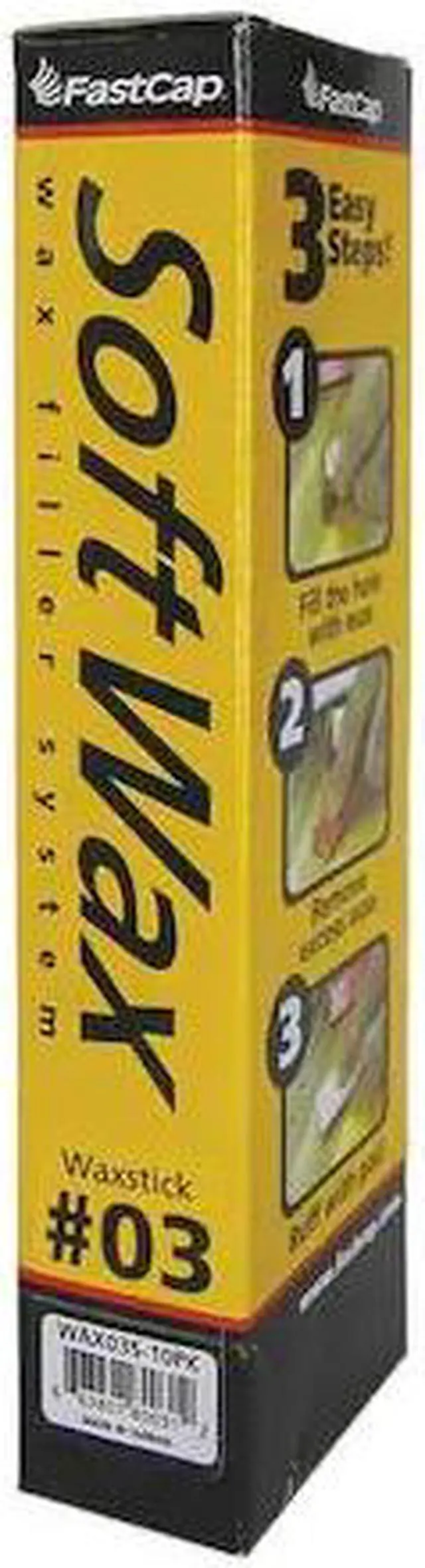 Main image of FASTCAP WAX03S-10PK Soft Wax Filler System, 1 oz, Refill Stick, Beige, Soft Wax