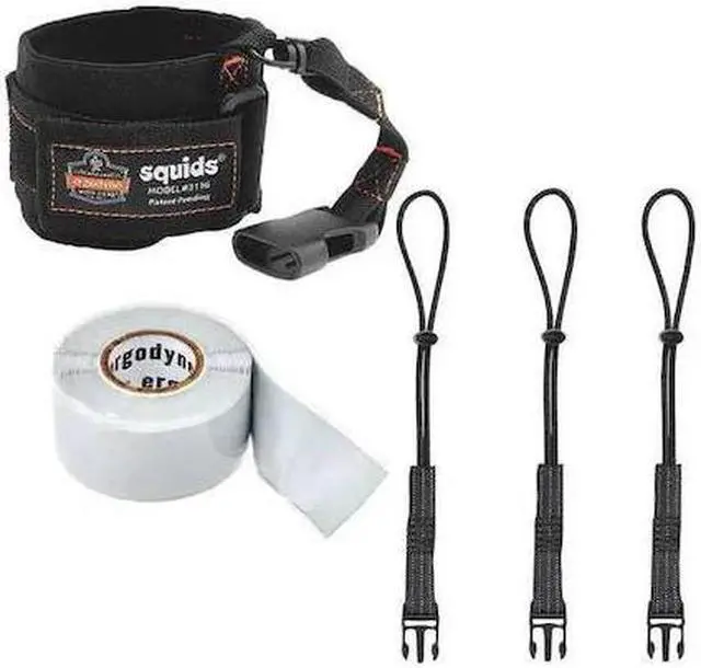 Alt view image 2 of 9 - Ergodyne Tool Tethering Kit,4 Attachments  3192
