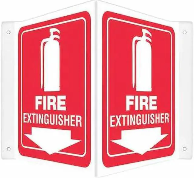 Main image of CONDOR 480Z36 High Visibility Safety Sign, 12 in Height, 14 in Width, PETG,