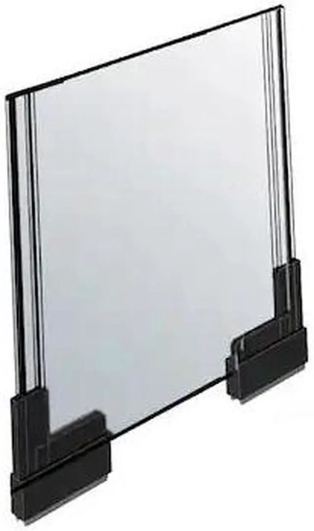 Alt view image 2 of 3 - azar displays 109902 two sided magnetic boot acrylic sign holder, 8.5" x 11" pack of 2