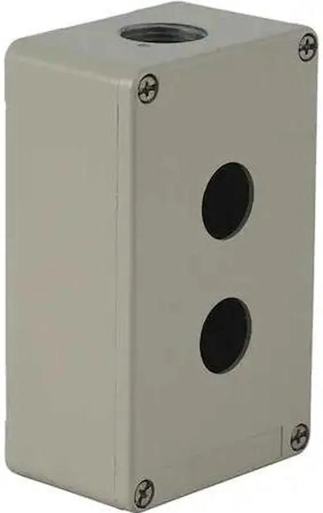 Alt view image 3 of 3 - SCHNEIDER ELECTRIC XAPG29202 Pushbutton Enclosure,2.03 in.,Metal