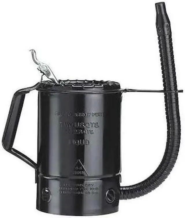 Main image of LUBRIMATIC 75-662 Painted Measure,2 qt.,Steel,Black