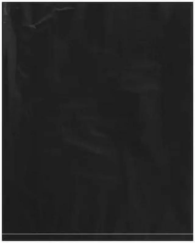 Main image of PARTNERS BRAND PB465BK Flat Poly Bags, 8" x 10", 2 mil, Black, 1000 PK
