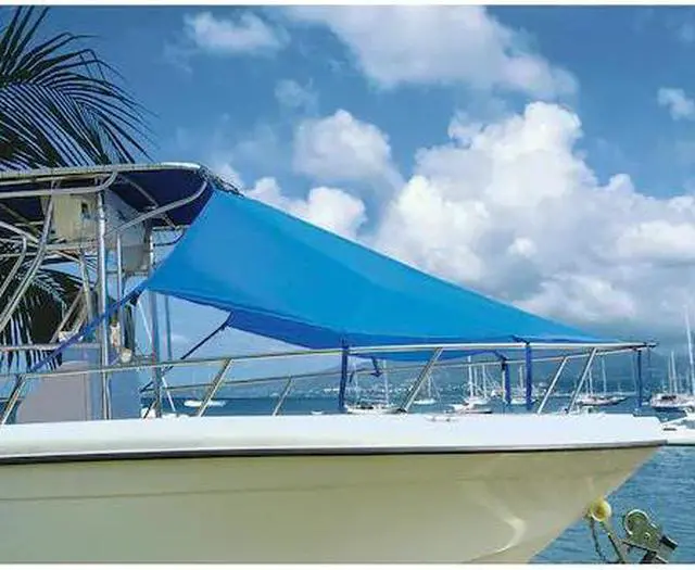 Alt view image 4 of 6 - Taylor Made T-Top Bow Shade 7'L X 102"W - Pacific Blue