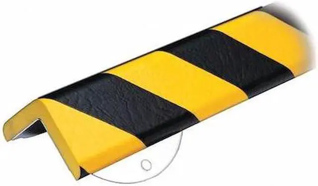 Main image of KNUFFI BY IRONGUARD SAFETY 60-6862 Corner Guard,Flat,Black/Yellow