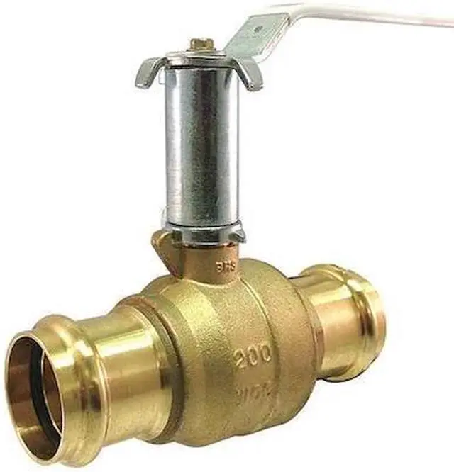Alt view image 2 of 3 - MILWAUKEE VALVE UPBA-481B - 100 1" Press Brass Ball Valve Inline