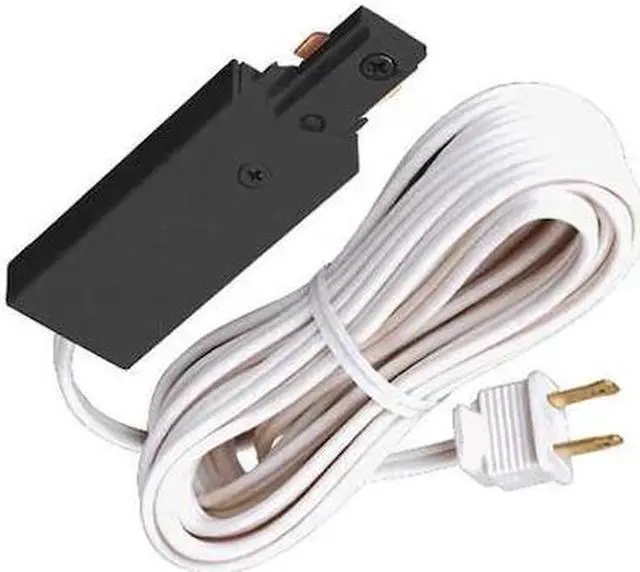 Alt view image 2 of 2 - Juno Lighting Group - Juno Trac-Lites Cord and Plug Connector, Black  R22 BL