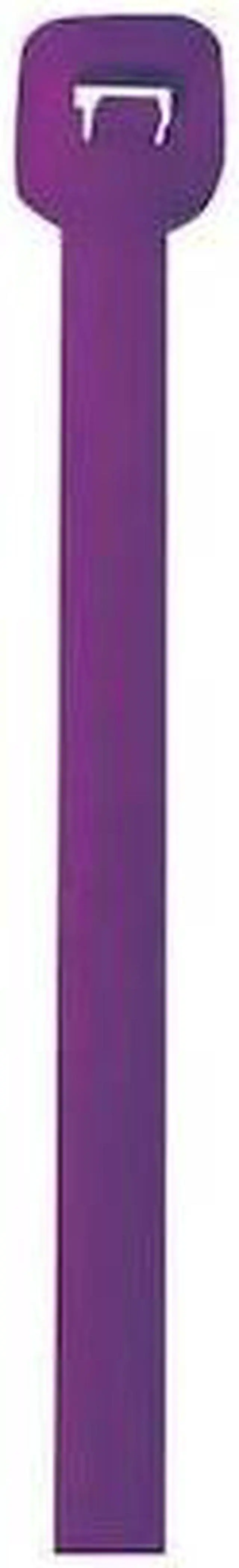 Main image of PARTNERS BRAND CT185E Cable Tie, 18 in L, Purple, 50 lb Strength, 500 PK