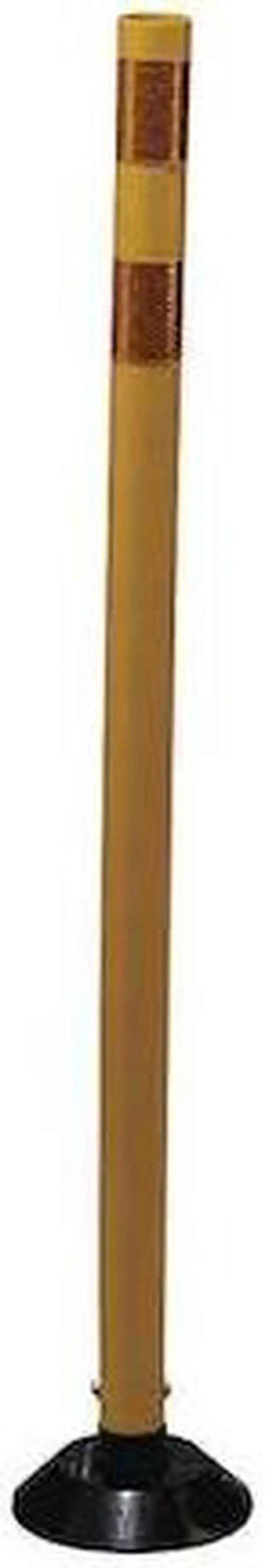 Alt view image 2 of 2 - ZORO SELECT 04-48-YYG Delineator Post,Yellow,HDPE,48 In