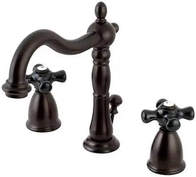 Main image of KINGSTON BRASS KB1975PKX 8" Widespread Bathroom Faucet, Oil Rubbed Bronze