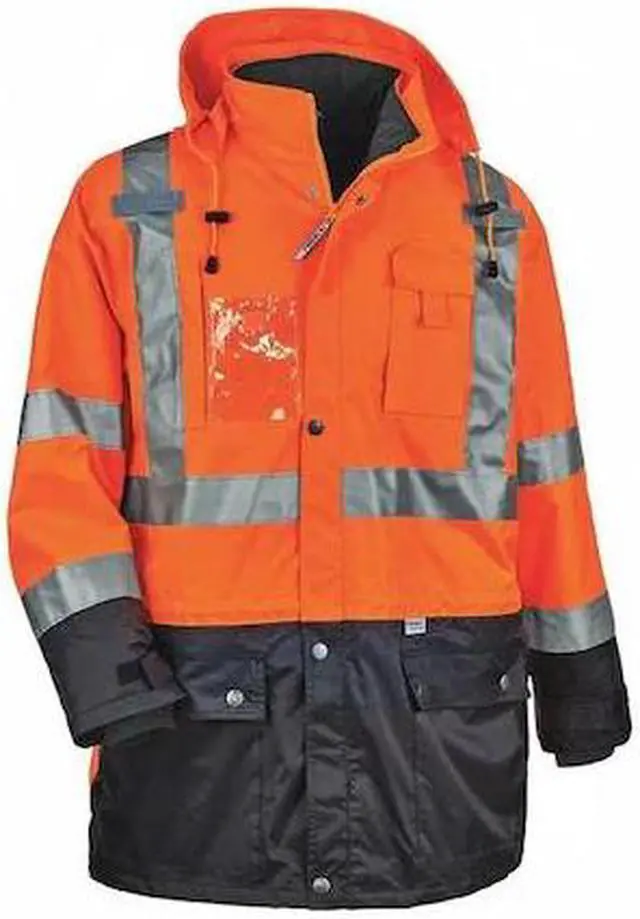 Alt view image 2 of 3 - GloWear 8388 Type R Class 3/2 Thermal Jacket Kit Orange 5XL (25559)