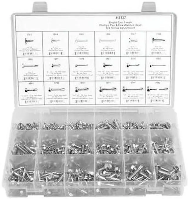 Main image of DISCO 8127 Philips Pan/Hex Washer Tek Assrt,425 PCS