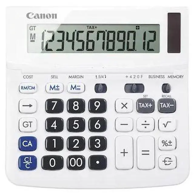 Alt view image 18 of 20 - Canon TX-220TSII Portable Display Calculator 12-Digit LCD 0633C001