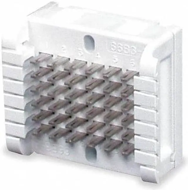 Alt view image 2 of 4 - HUBBELL PREMISE WIRING HPW66B36 Wiring Block,6-pair,6 x 6 block size