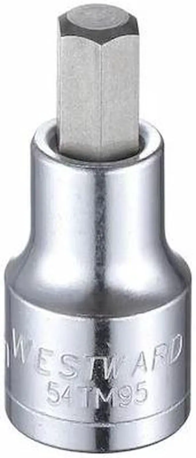 Alt view image 2 of 2 - WESTWARD 54TM95 10mm Tip, 2-1/4" L Hex Socket Bit