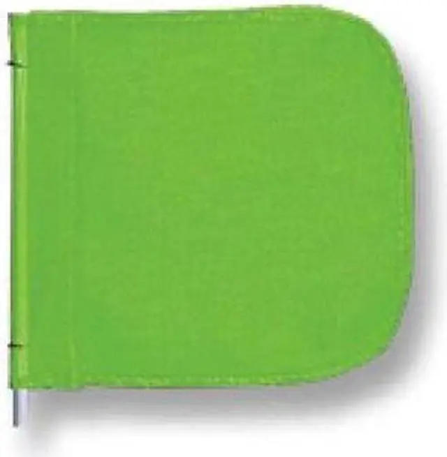 Main image of CHECKERS INDUSTRIAL PROD INC FS9024-G Replacement Flag,12x12 In,Green