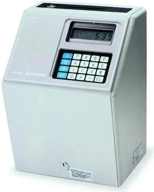 Main image of AMANO MJR7000EZ Time Clock, Computerized, 8 In. Depth