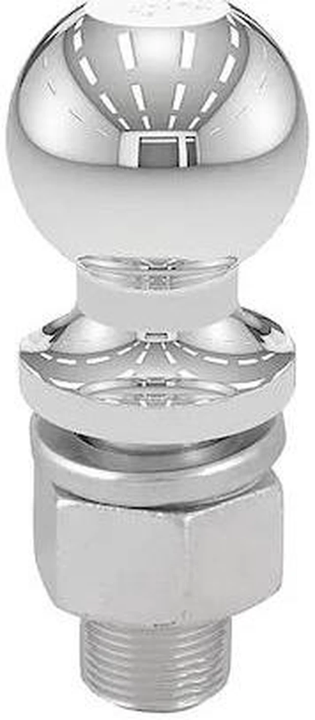Alt view image 4 of 4 - CURT Manufacturing 40009 2-5/16" Chrome Steel Trailer Hitch Ball (20,000 lbs. GTW, 1-1/4" x 2-3/4" Shank)