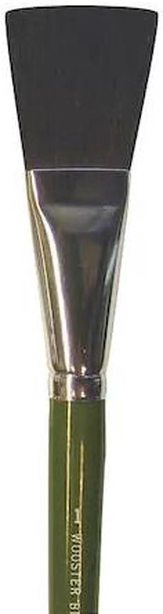 Alt view image 2 of 2 - WOOSTER F1626-1 1" Artist Paint Brush, Camel Hair Bristle, Wood Handle