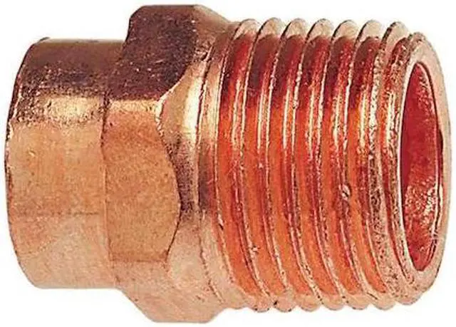 Main image of NIBCO 604R 1X1/2 1" NOM C x 1/2" MNPT Copper Adapter